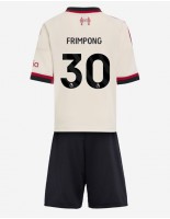 Liverpool Jeremie Frimpong #30 Bortedraktsett Barn 2025-26 Korte ermer (+ bukser)